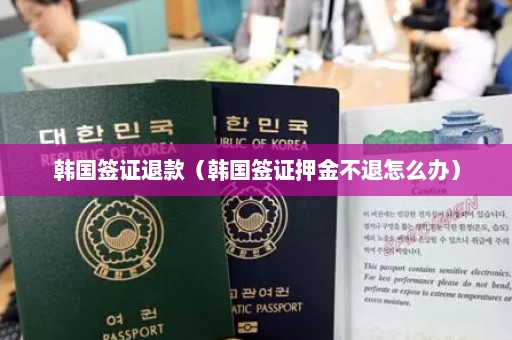 韩国签证退款（韩国签证押金不退怎么办）