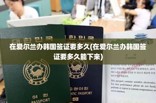 在爱尔兰办韩国签证要多久(在爱尔兰办韩国签证要多久能下来)