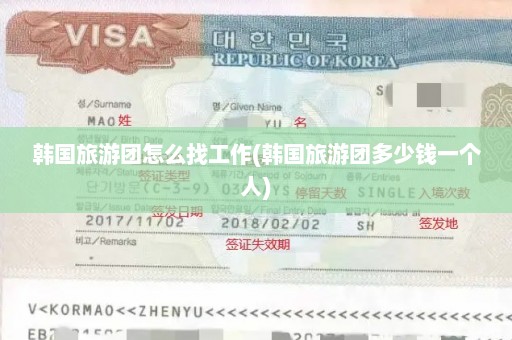 韩国旅游团怎么找工作(韩国旅游团多少钱一个人)