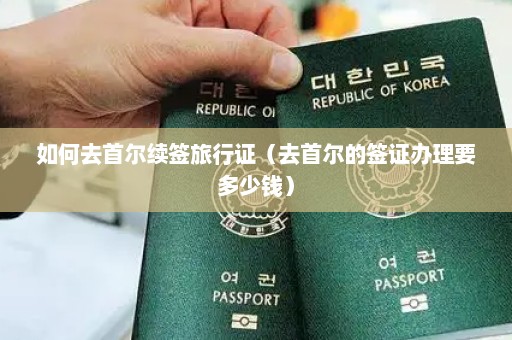 如何去首尔续签旅行证（去首尔的签证办理要多少钱）
