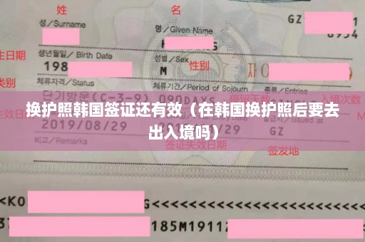 换护照韩国签证还有效（在韩国换护照后要去出入境吗）