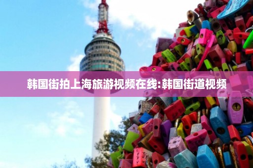 韩国街拍上海旅游视频在线:韩国街道视频