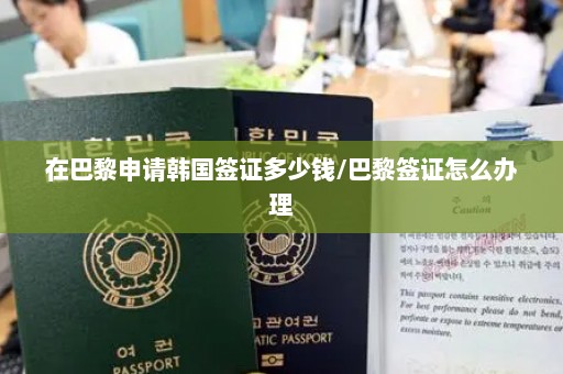 在巴黎申请韩国签证多少钱/巴黎签证怎么办理