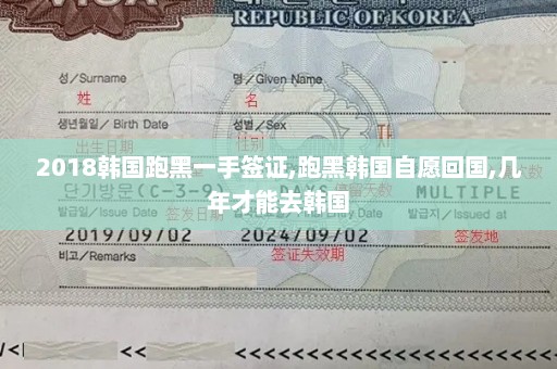 2018韩国跑黑一手签证,跑黑韩国自愿回国,几年才能去韩国