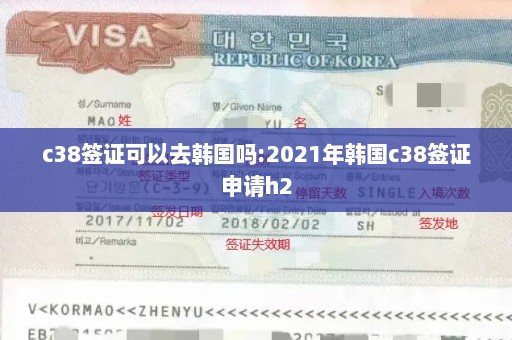 c38签证可以去韩国吗:2021年韩国c38签证申请h2