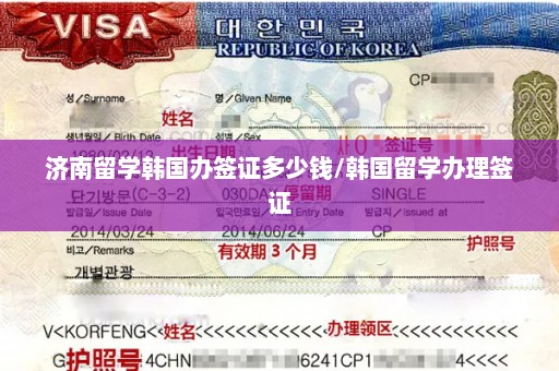 济南留学韩国办签证多少钱/韩国留学办理签证