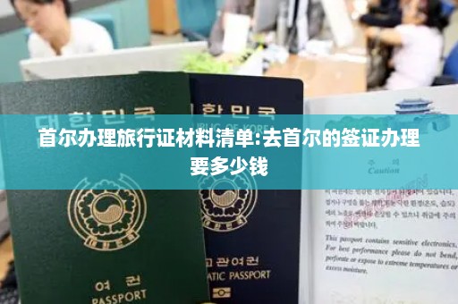 首尔办理旅行证材料清单:去首尔的签证办理要多少钱
