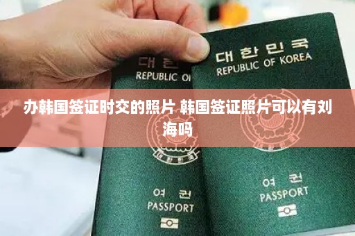 办韩国签证时交的照片 韩国签证照片可以有刘海吗