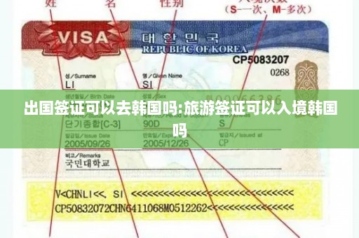 出国签证可以去韩国吗:旅游签证可以入境韩国吗