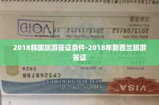 2018韩国旅游签证条件-2018年新西兰旅游签证