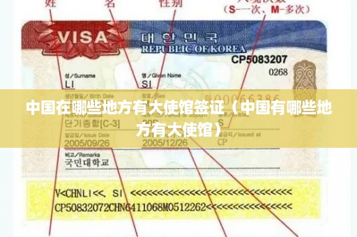 中国在哪些地方有大使馆签证（中国有哪些地方有大使馆）
