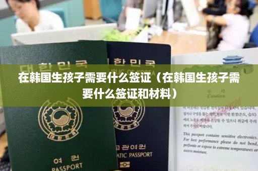 在韩国生孩子需要什么签证（在韩国生孩子需要什么签证和材料）