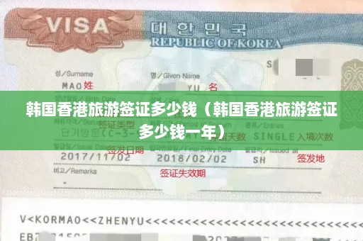 韩国香港旅游签证多少钱（韩国香港旅游签证多少钱一年）