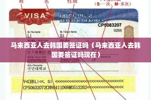 马来西亚人去韩国要签证吗（马来西亚人去韩国要签证吗现在）