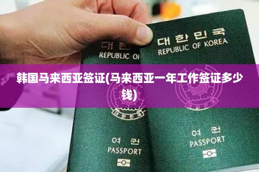 韩国马来西亚签证(马来西亚一年工作签证多少钱)