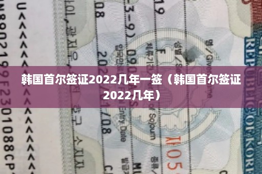 韩国首尔签证2022几年一签（韩国首尔签证2022几年）
