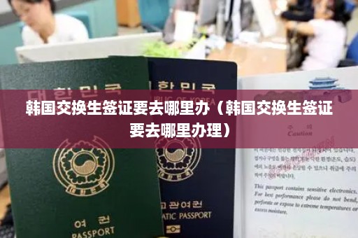 韩国交换生签证要去哪里办（韩国交换生签证要去哪里办理）