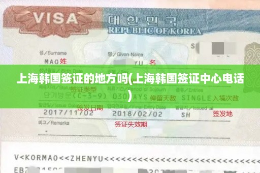 上海韩国签证的地方吗(上海韩国签证中心电话)