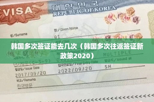 韩国多次签证能去几次（韩国多次往返签证新政策2020）