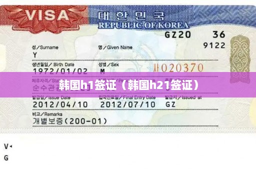 韩国h1签证（韩国h21签证）
