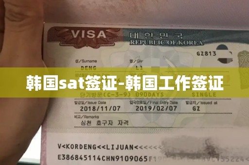 韩国sat签证-韩国工作签证